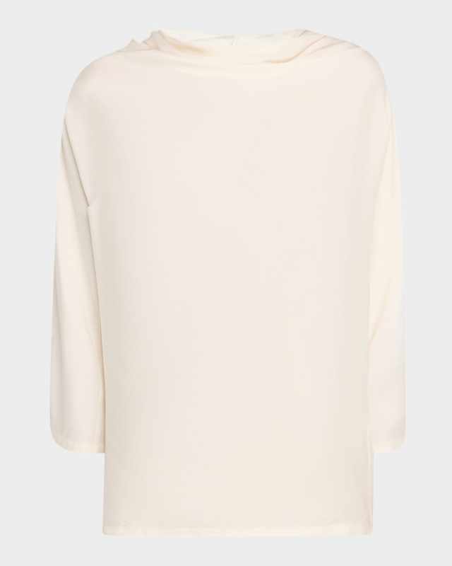 Fluid Cowl-Neck Top